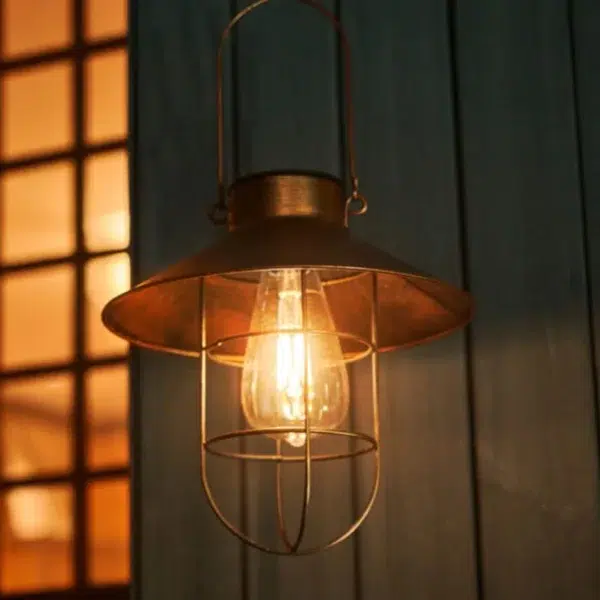 Retro ophanging op zonne-energie voor buiten