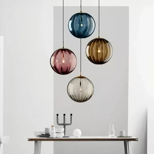 Moderne Scandinavische LED bol hanglamp