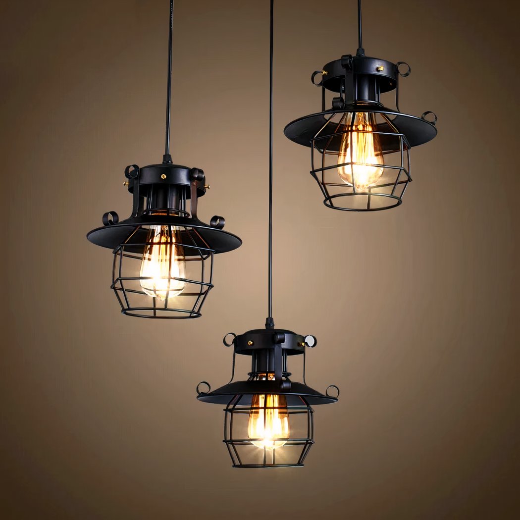 Loys Lucha - Art Deco hangende kroonluchter - Geëmailleerd - Catawiki