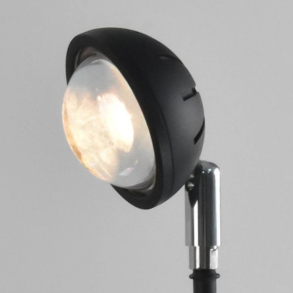 Zonsondergang projectie vloerlamp minimalistisch design — hoofdaanzicht